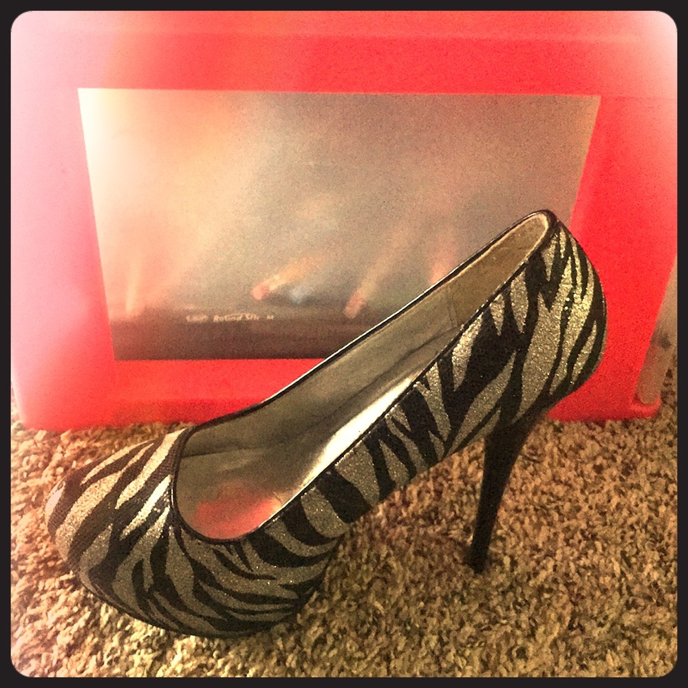 Zebra Stripe Pumps
